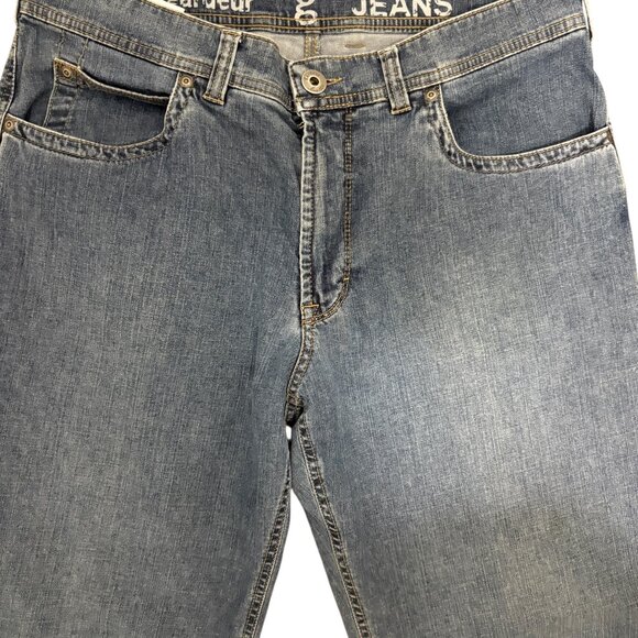 Atelier Gardeur Blue Jeans Pants Mens Size 34x32 Regular Fit - Picture 2 of 7